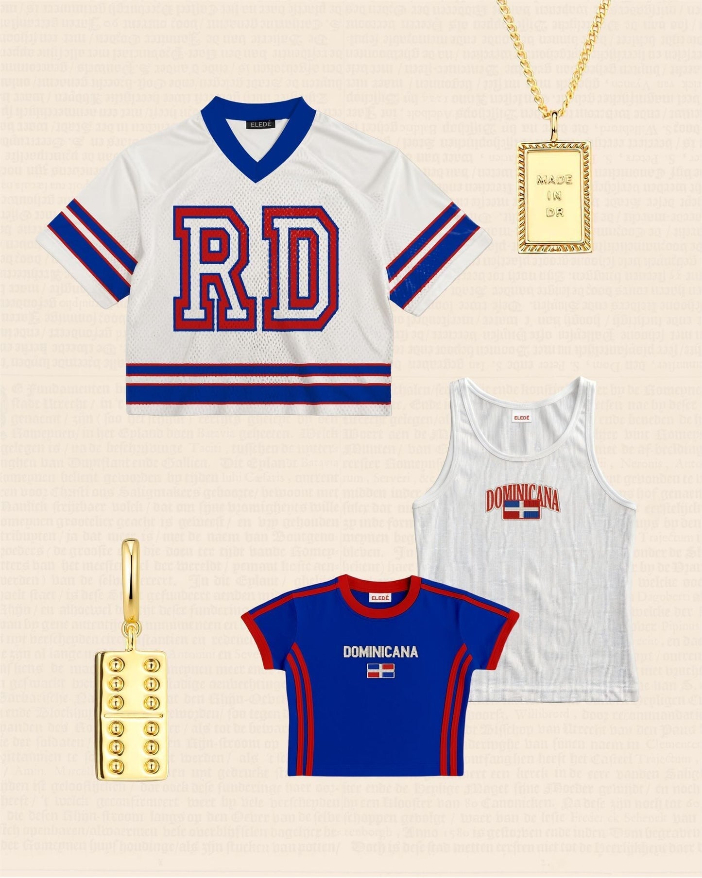 Dominican Republic Baby Tee Eledé