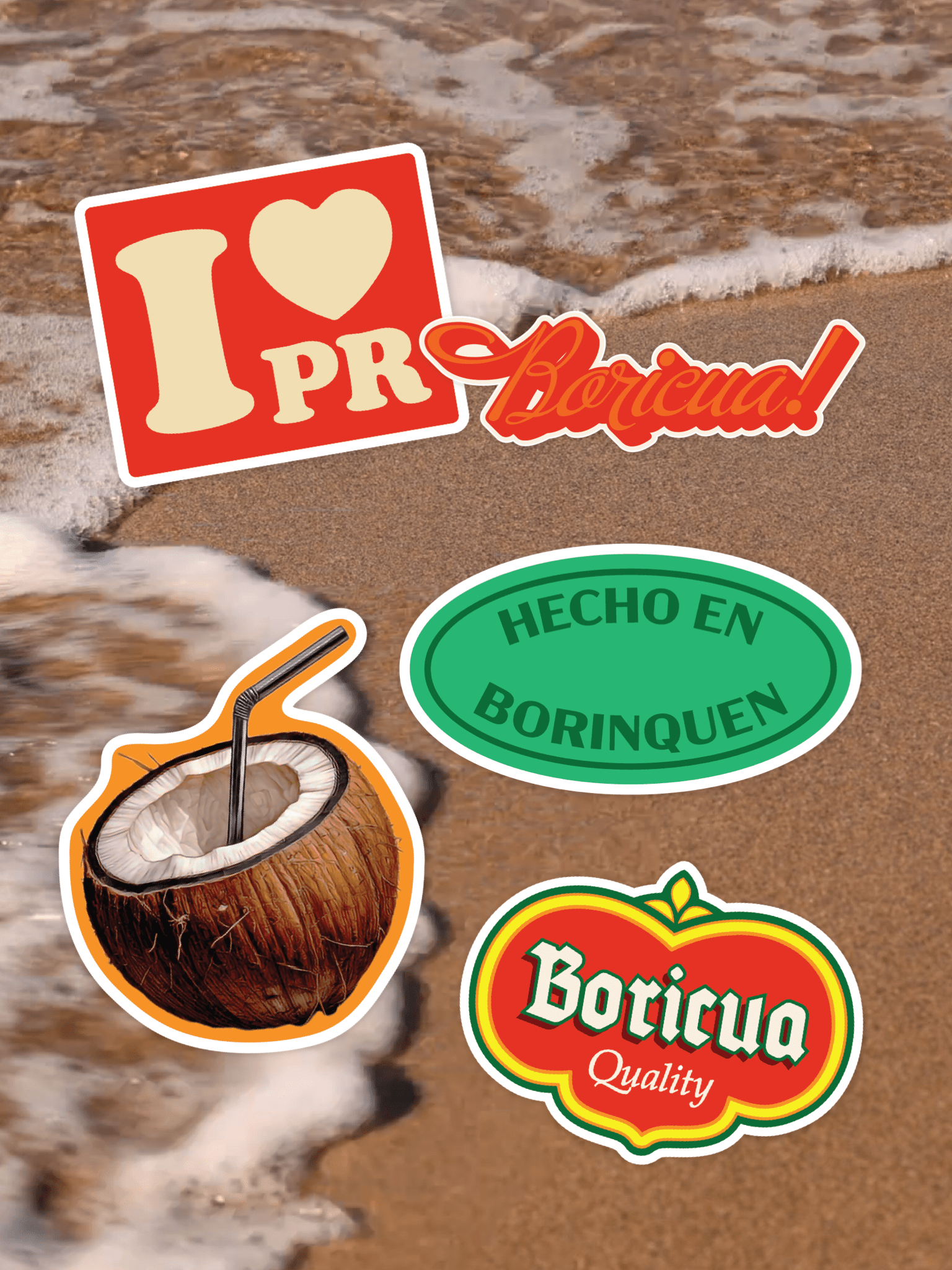 I <3 PR Stickers