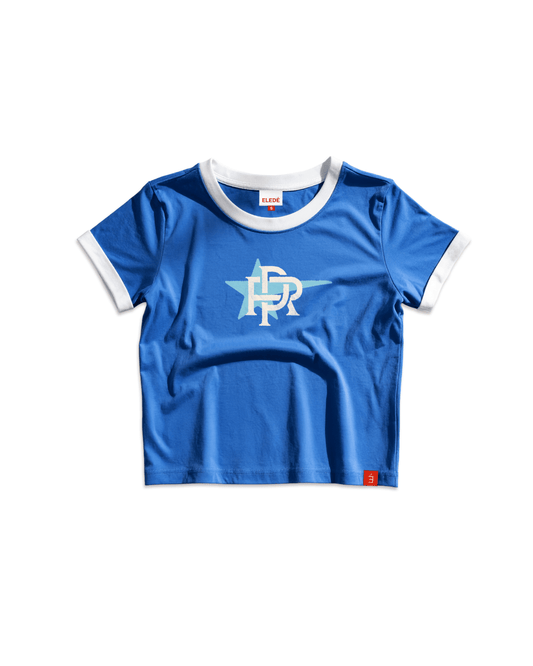 PR Star Baby Tee- Blue Eledé 