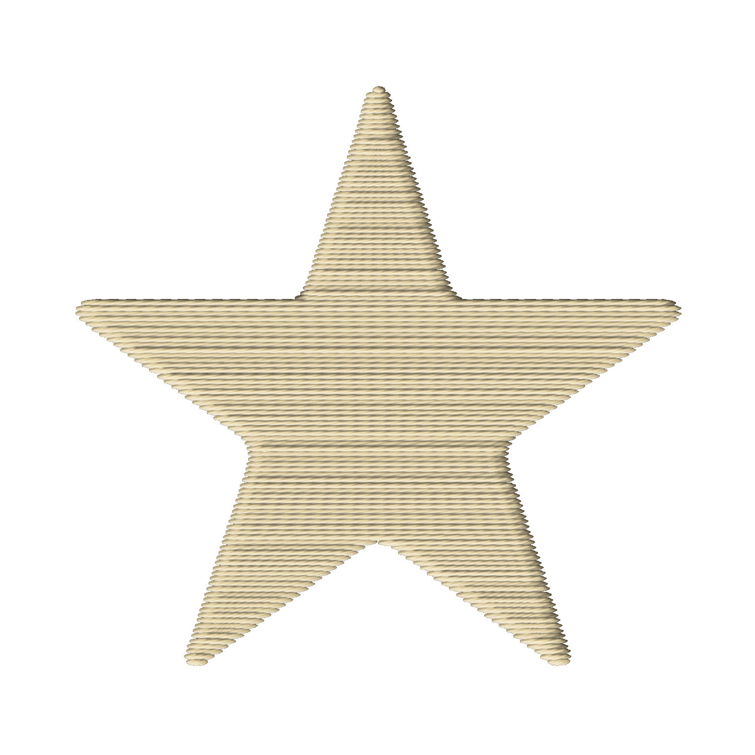 SanSe Patch Collection Eledé Beige Star Patch 