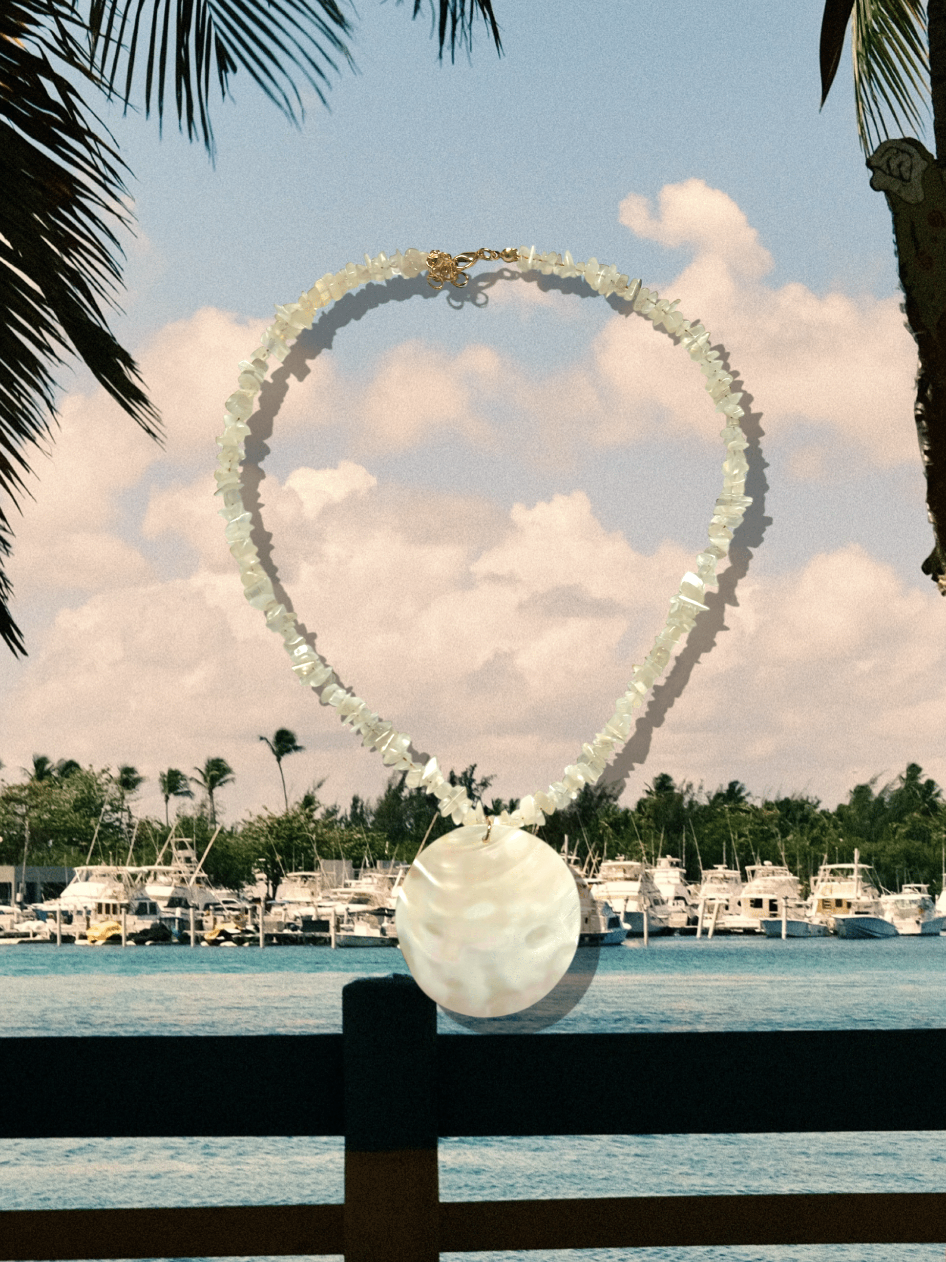 Piñones Necklace Eledé White 