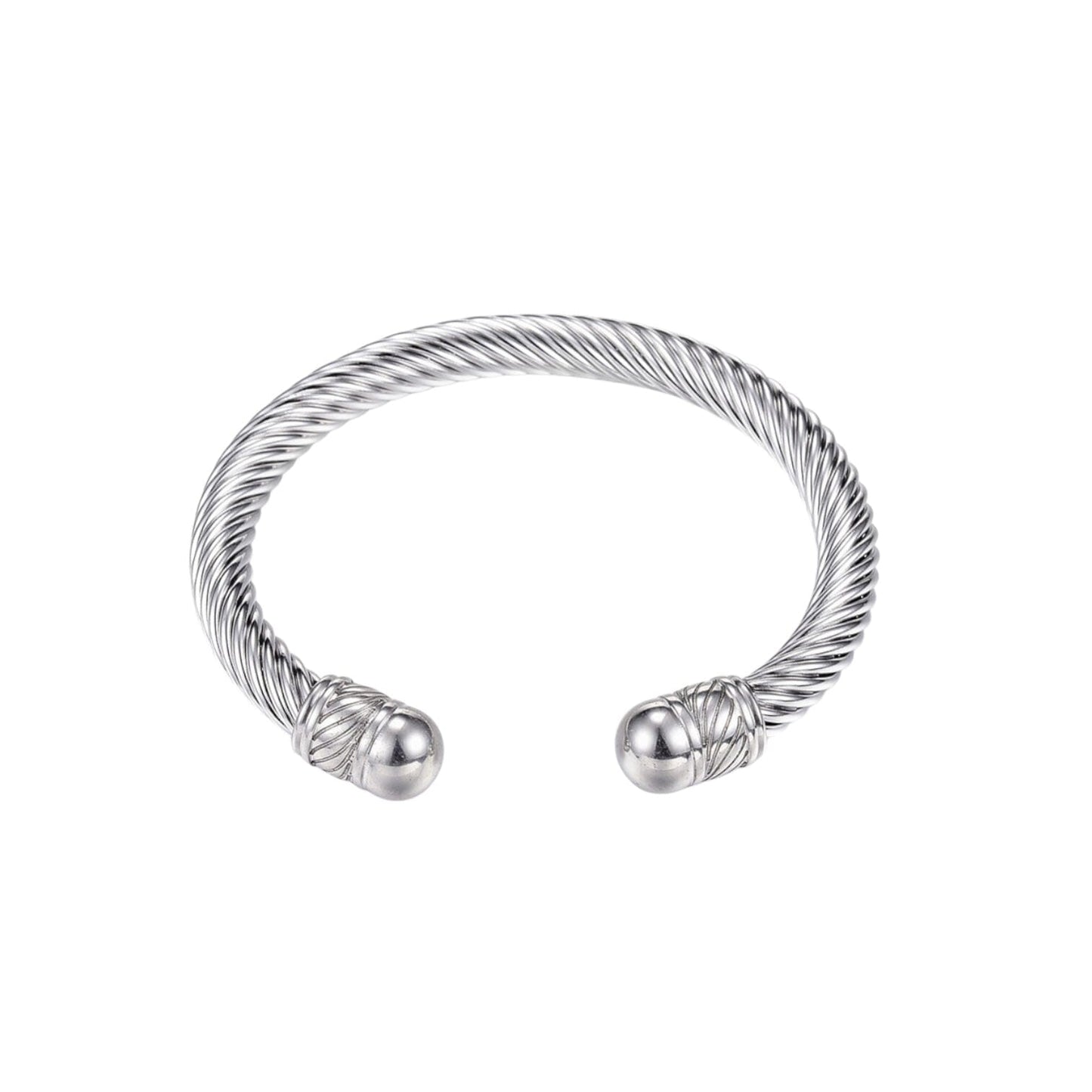 Maddie Chunky Bangle Silver Eledé 
