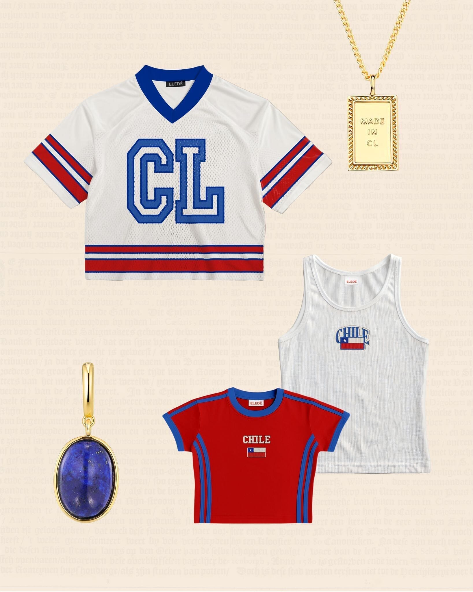 Lapiz Lazuli Charm Eledé 