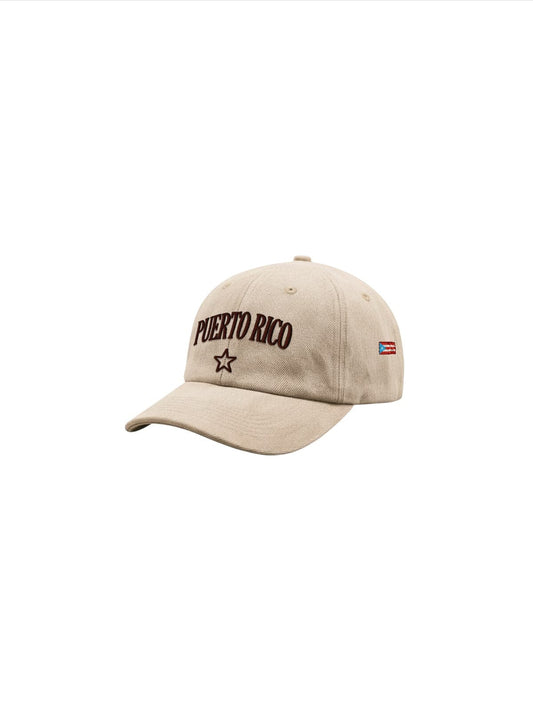 Puerto Rico Denim Cap- Beige Eledé 